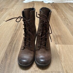 Timberland Brown Lace Up Boots